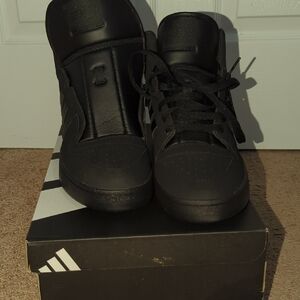 Adidas Men's Break Start Mids Black High-Top Sneakers